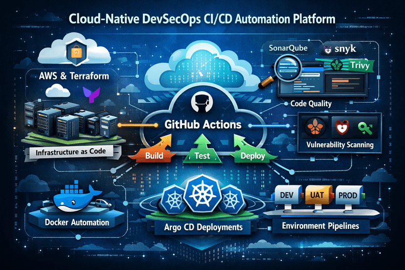 Cloud-Native DevSecOps CI/CD Automation Platform
